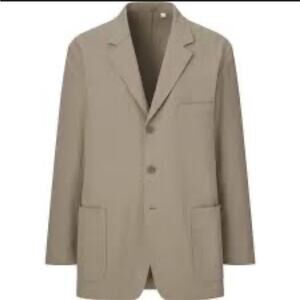 Christophe Lemaire for Uniqlo U Tan Lightweight Blazer L
